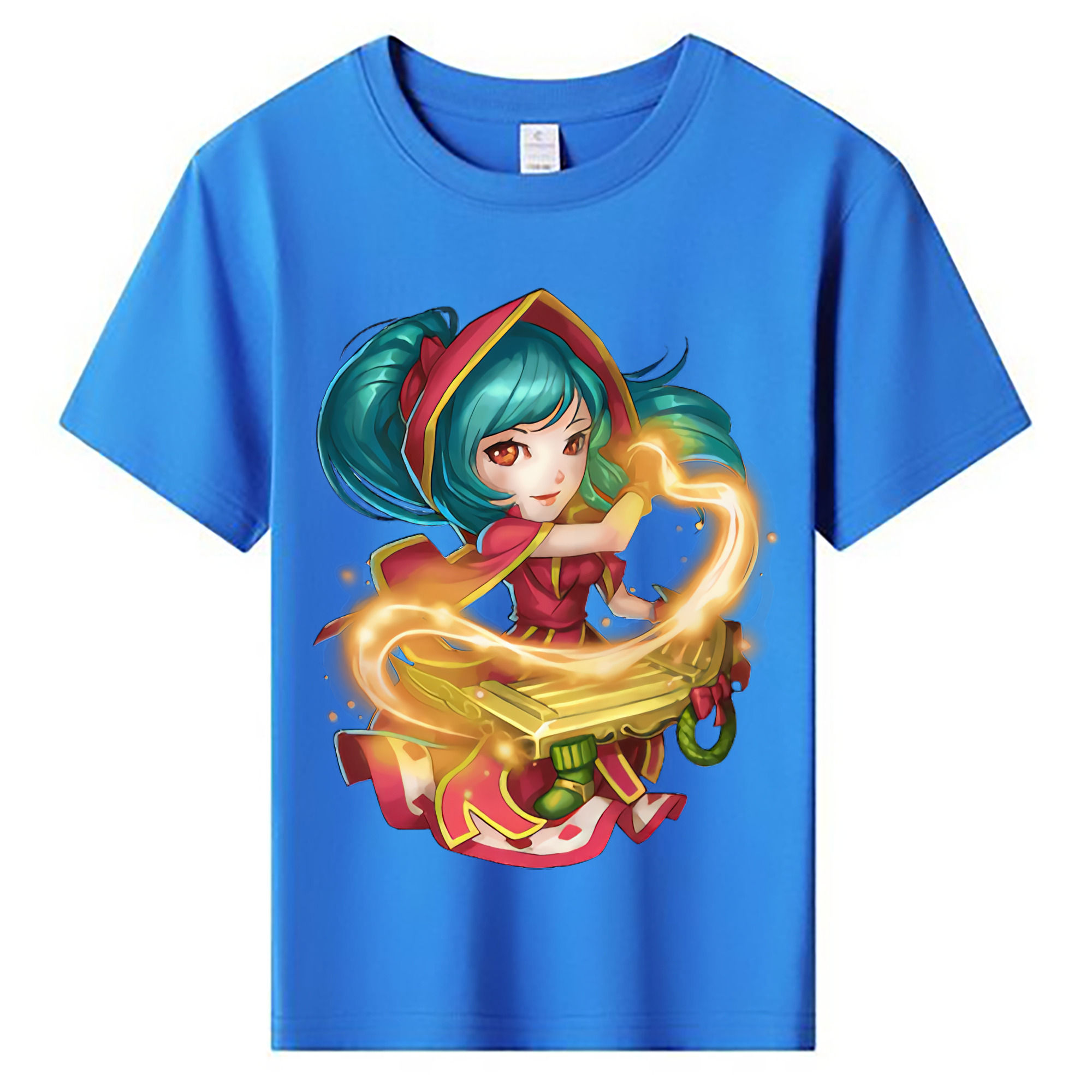 （画像用） リーグ・オブ・レジェンド League of Legends LOL 綿100％キッズTシャツ（フロントプリント）